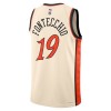 Dres Detroit Pistons Simone Fontecchio Nike 2024-25 City Edition Bijela Swingman